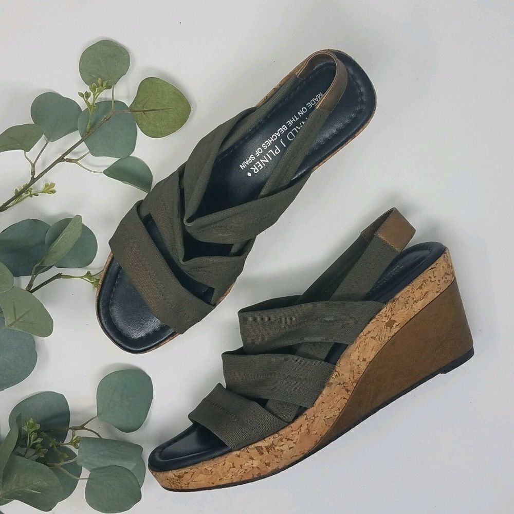 DONALD J‎ PLINER Strappy Elastic Metallic Bronze We